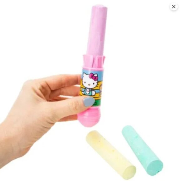 Hello Kitty Sidewalk Chalk Pen Set NIB 💗 - Picture 1 of 6